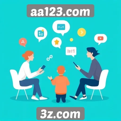 site aa123.com revela recursos de socialização