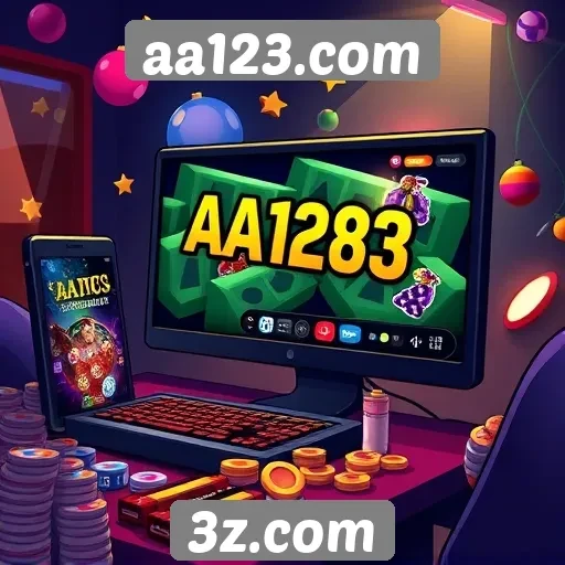 Experiência do usuário no site de jogos aa123.com